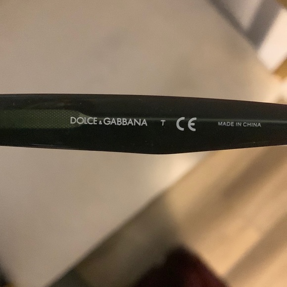 Dolce & Gabbana green camouflage aviator sunglasses - Picture 12 of 12